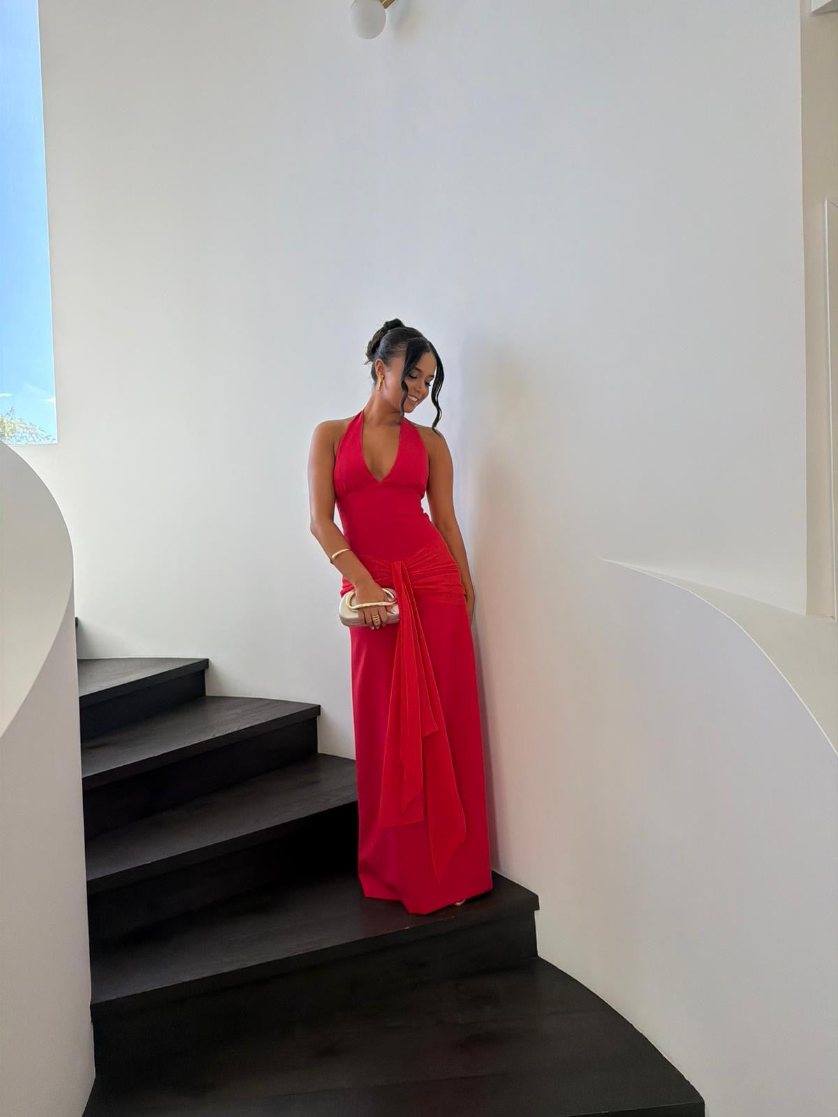 CUSTOM DESIGN - RED GOWN