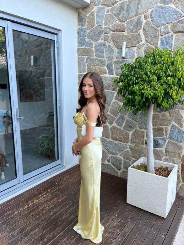 Natalie Rolt Tatiana Gown - Lemon