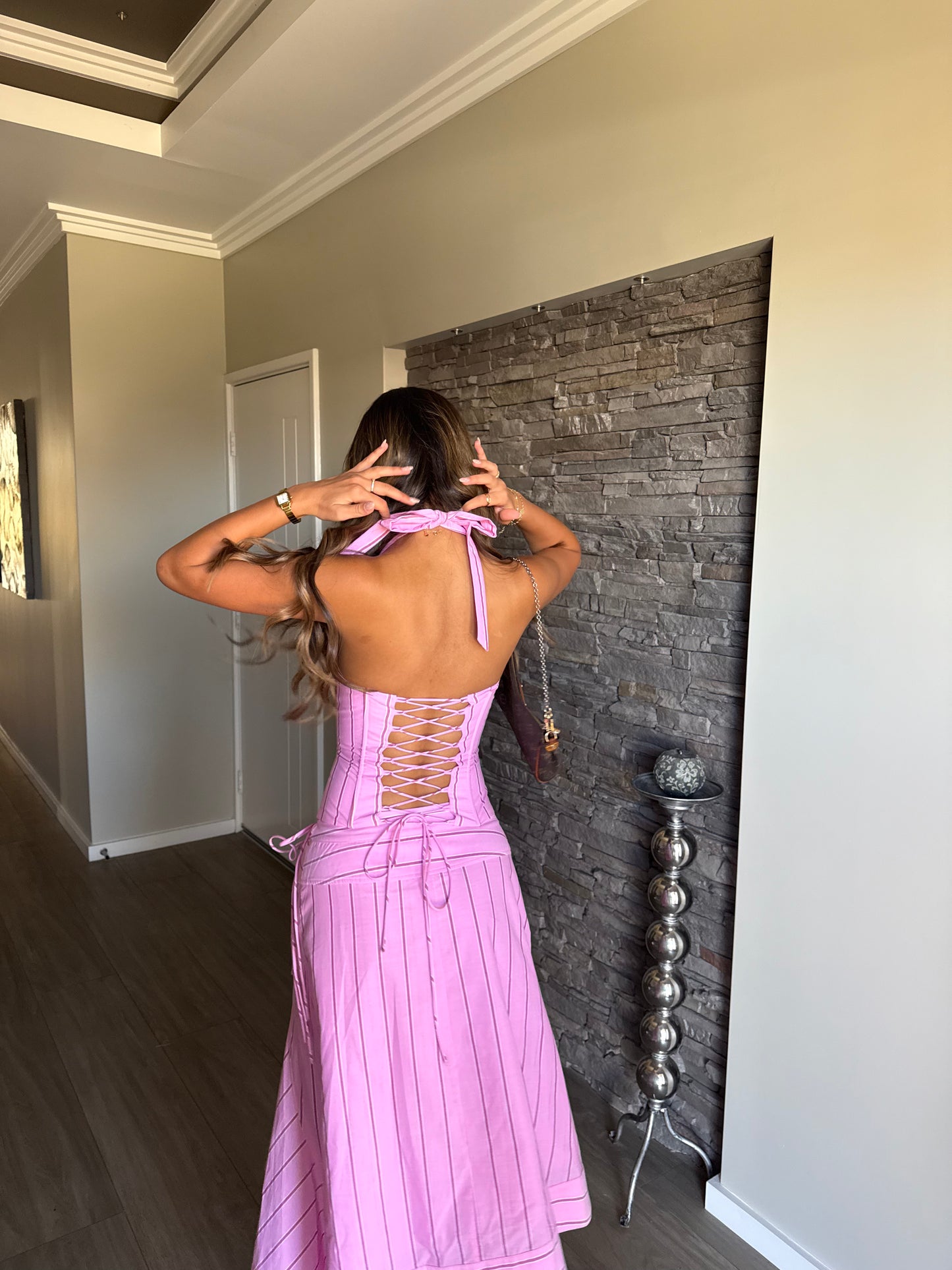 I Am Delilah Sabrina Corset and Wrap Skirt - Sangria