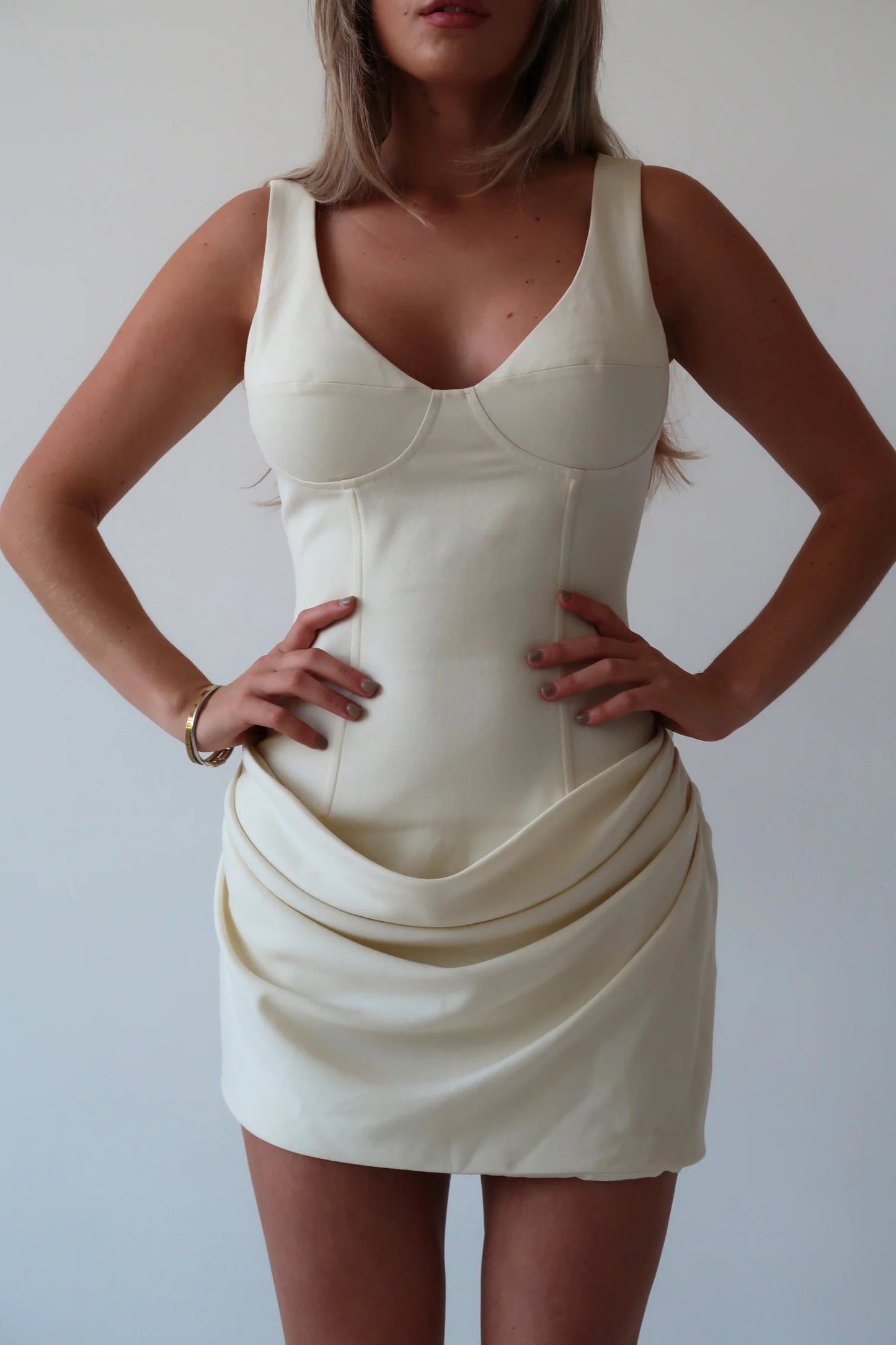 Asandra Studios The Belle Dress - Cream