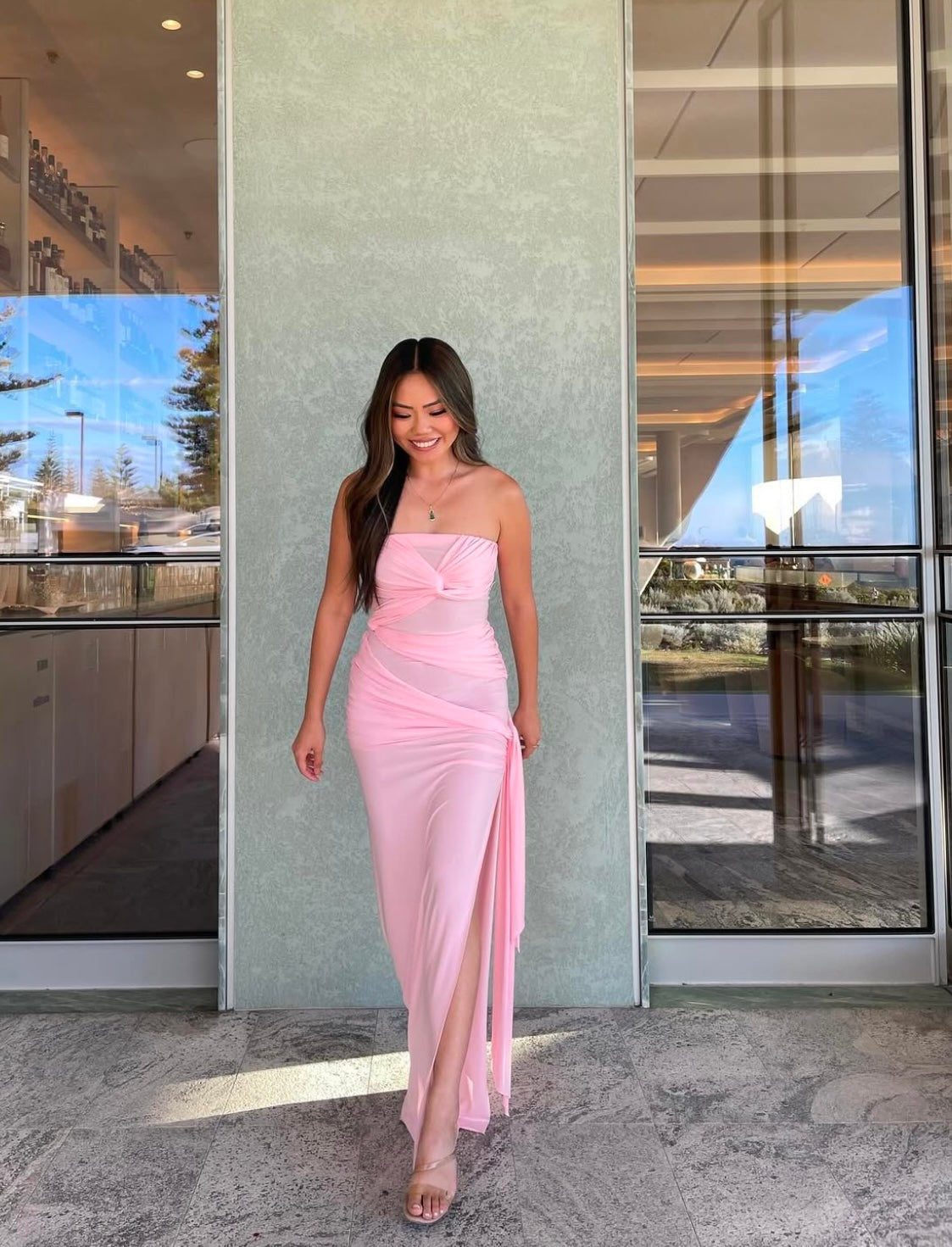 Natalie Rolt Miranda Gown - Blossom Pink