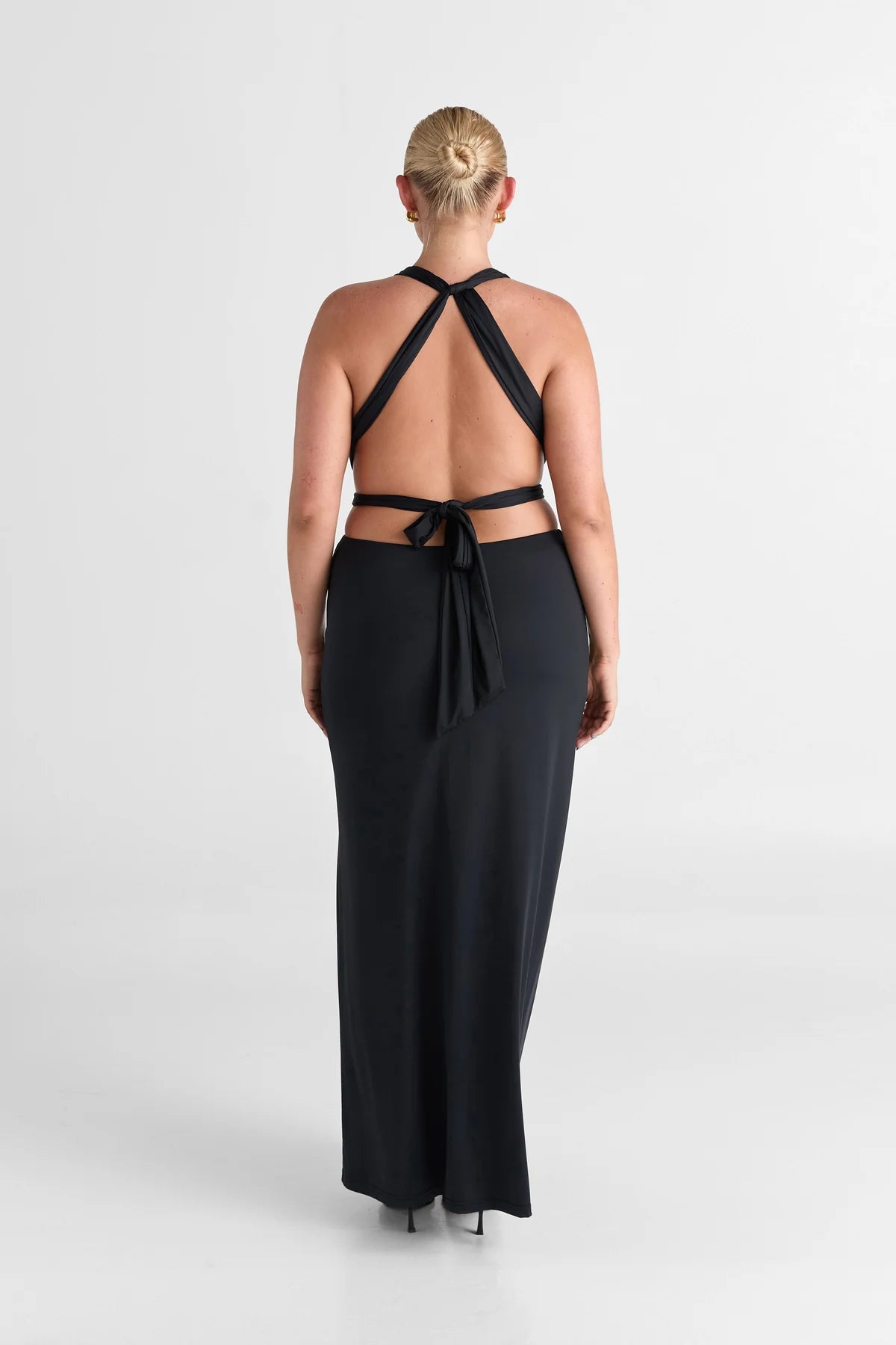 Sasha Therese Mira Maxi Dress - Black