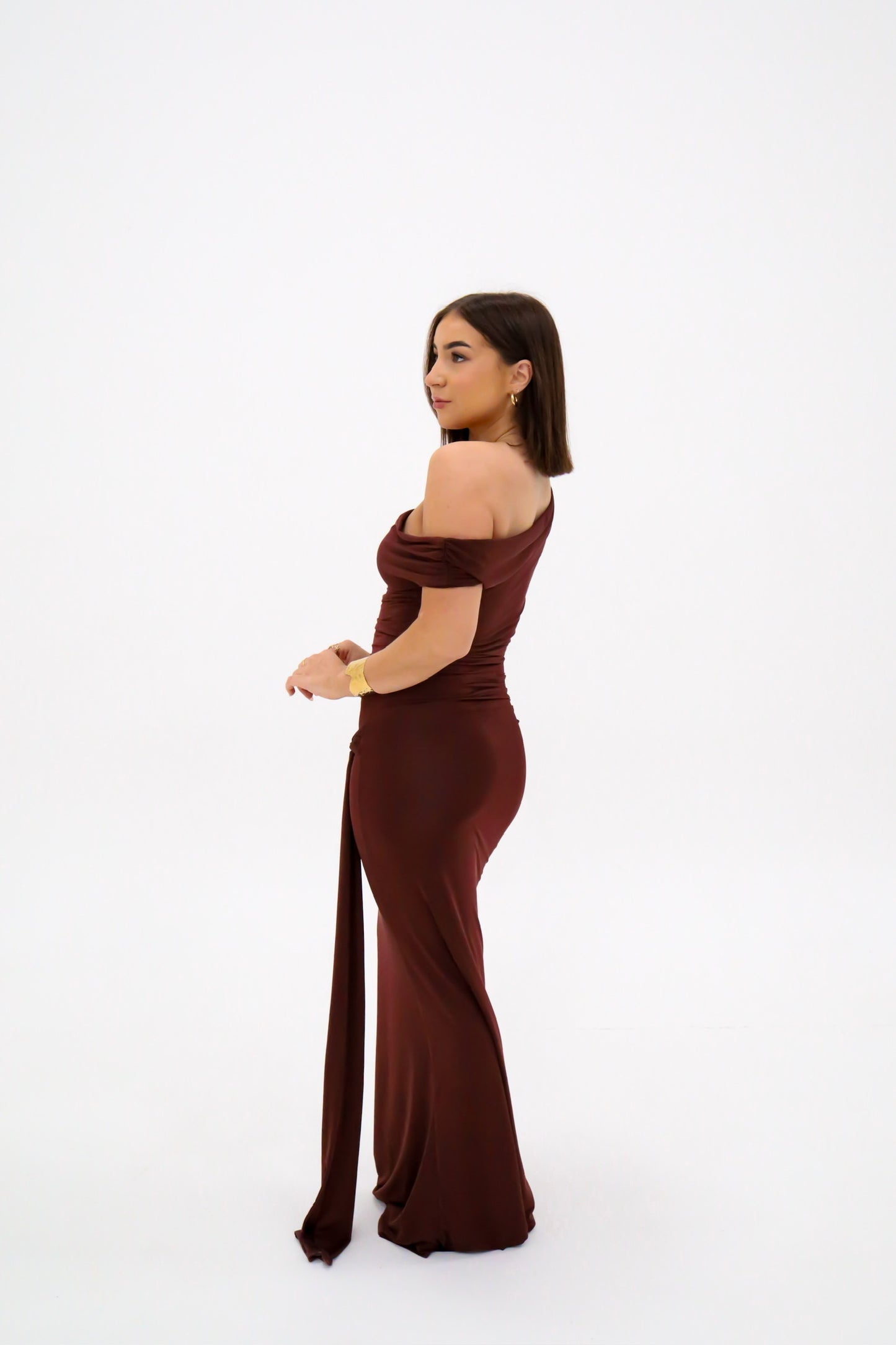 Meshki Ainsley Maxi Dress - Mahogany