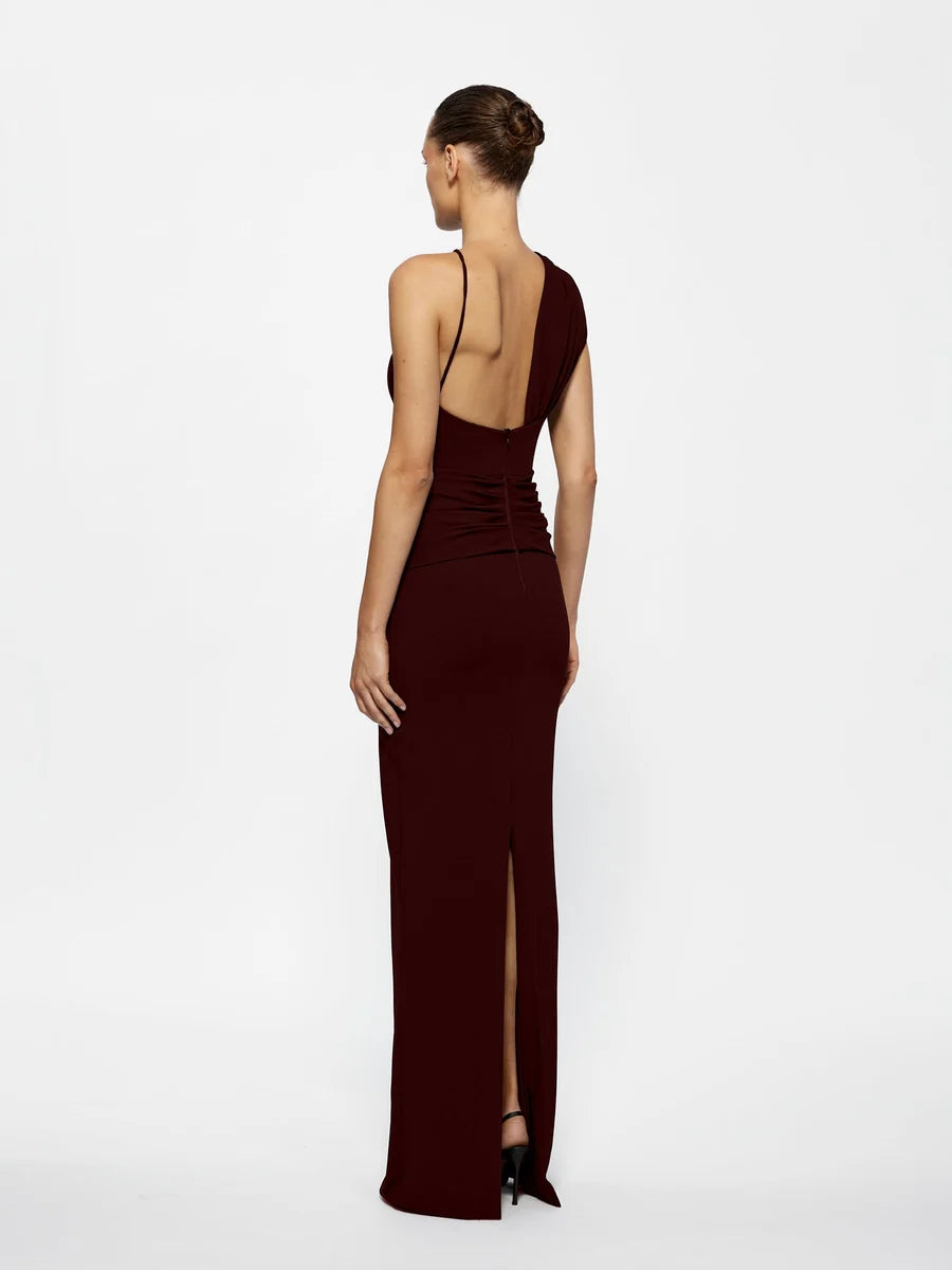 Effie Kats Greer Gown - Wine