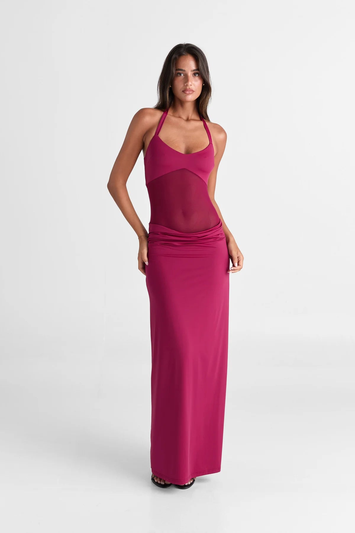 Sasha Therese Sariya Maxi Dress - Ruby