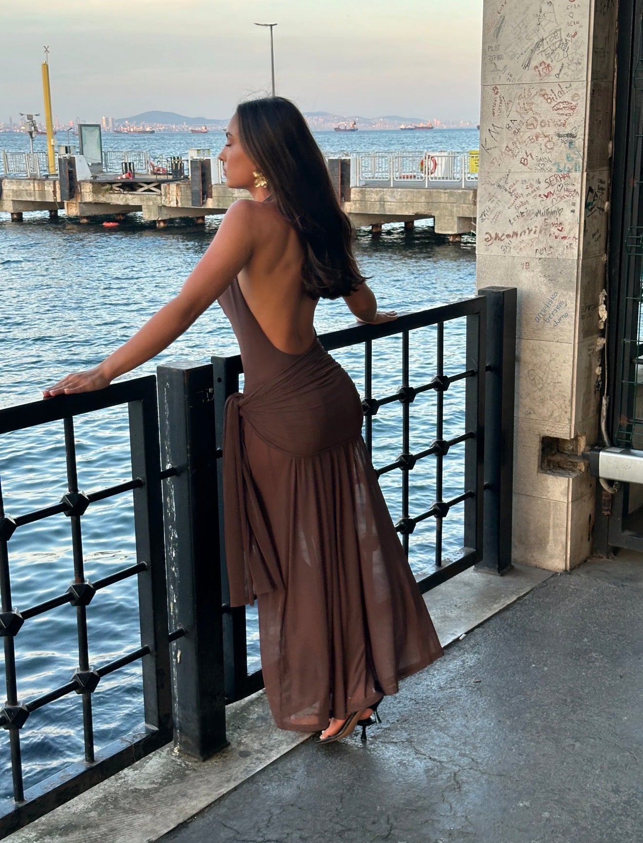 Lulu Souza Yosei Dress - Brown