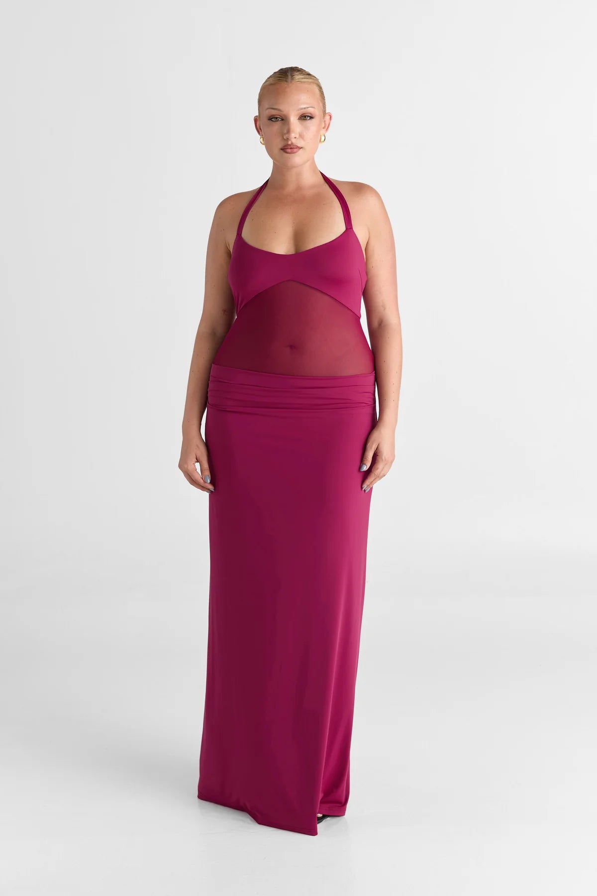Sasha Therese Sariya Maxi Dress - Ruby