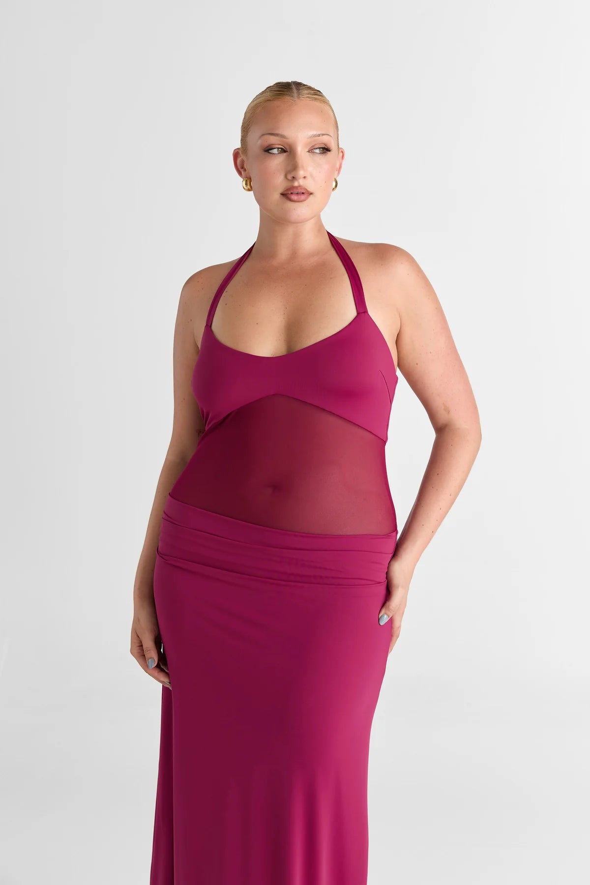 Sasha Therese Sariya Maxi Dress - Ruby