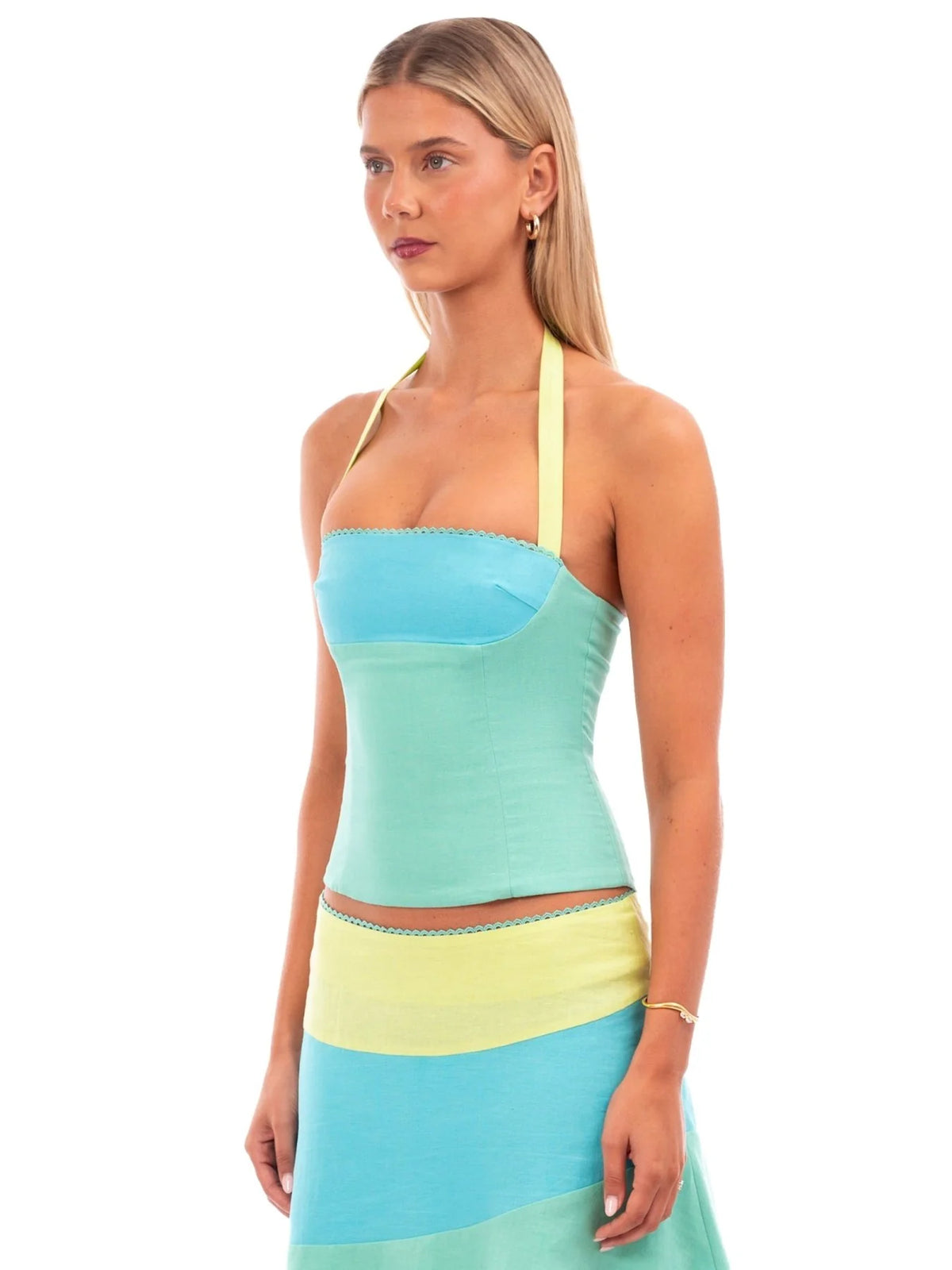 I Am Delilah Cara Corset and Skirt - Turquoise
