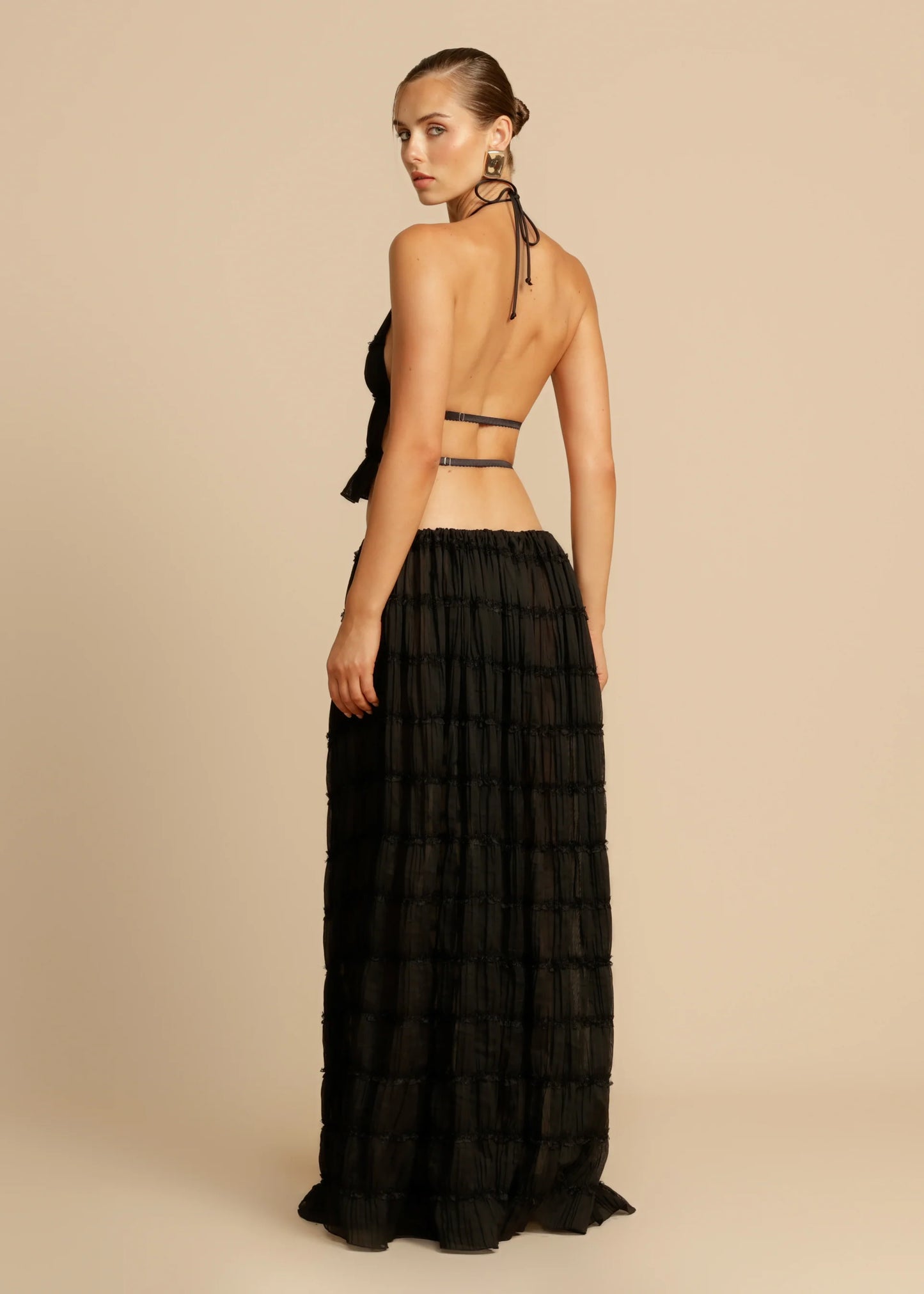 Arcina Ori Juliette Halter and Skirt - Black