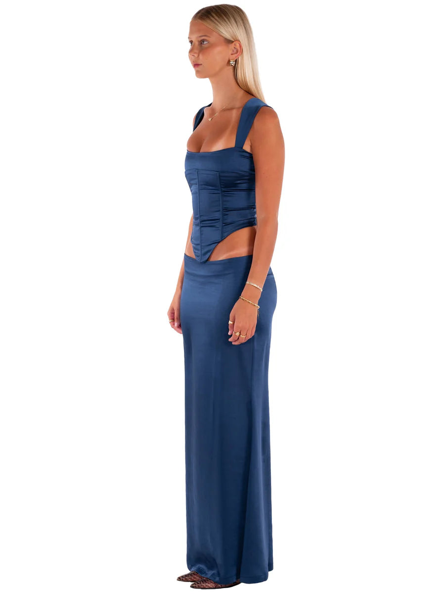I Am Delilah Valerie Corset and Maxi Skirt - Midnight