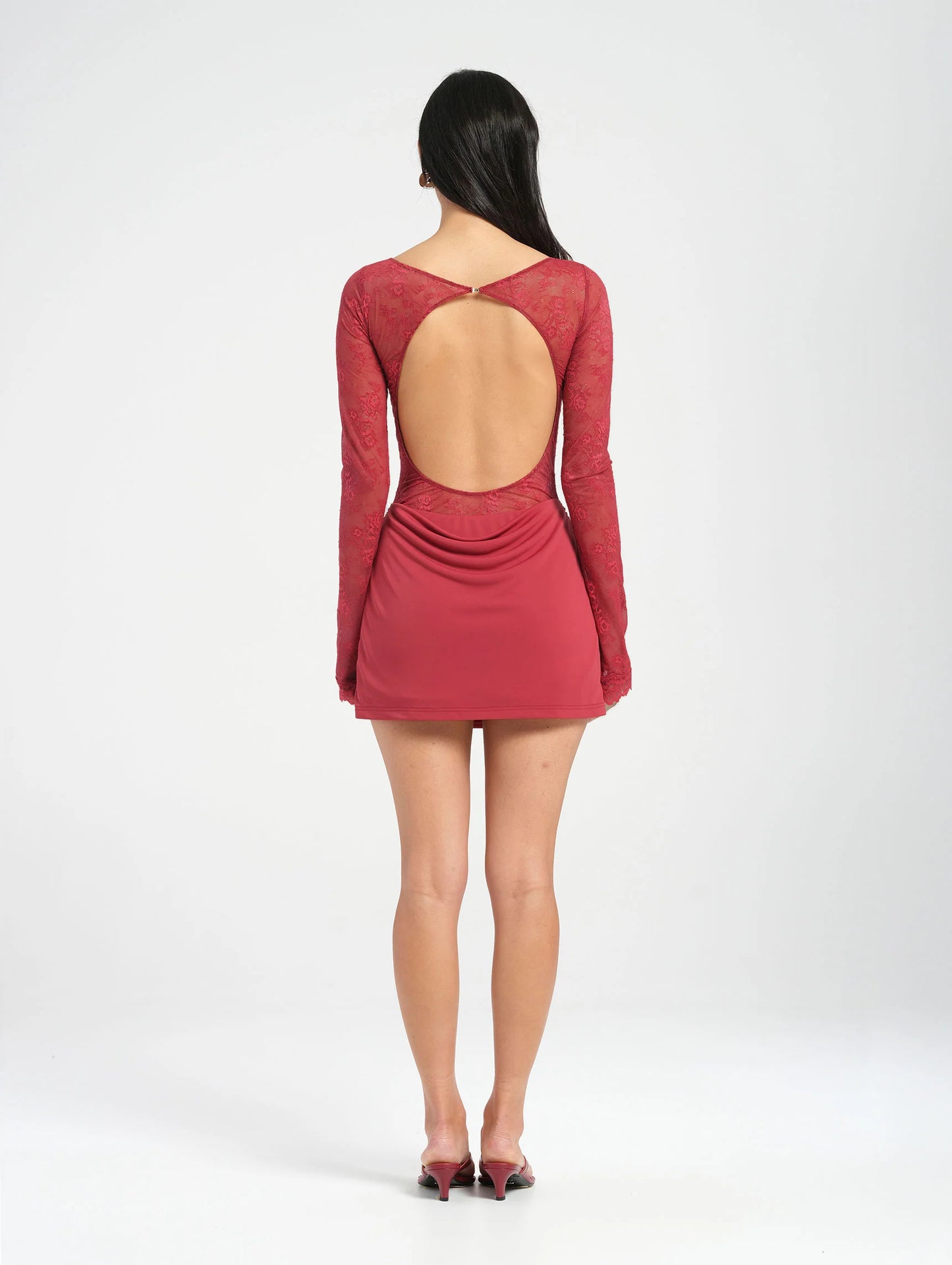 Benni Oskar Mini Dress - Raspberry