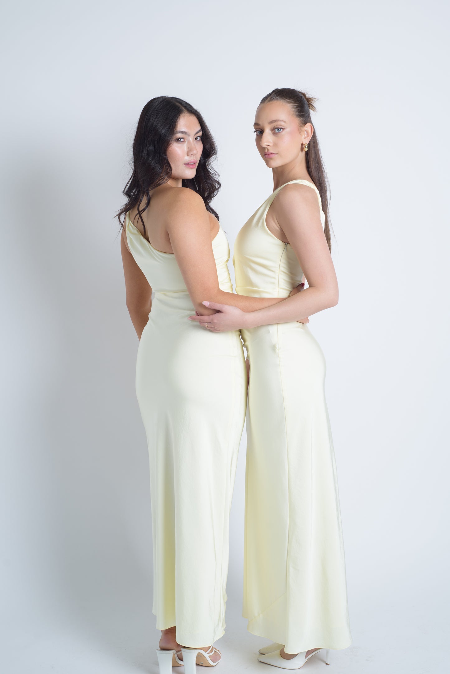 Bec + Bridge Lunetta Asym Dress - Ice Yellow