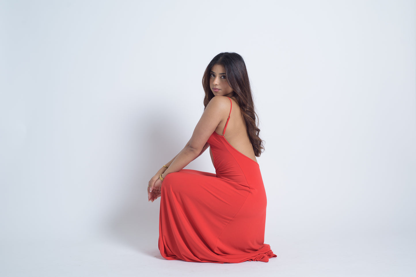 One Mile Sammy Maxi Dress - Red