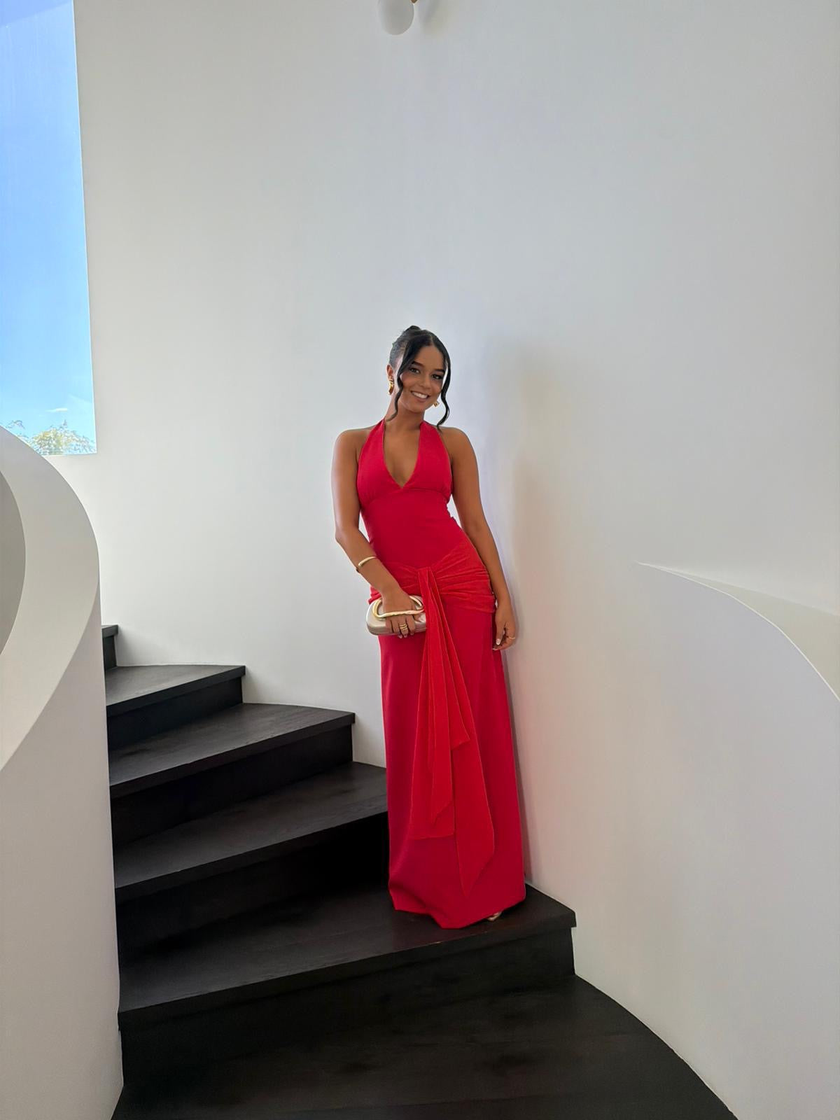 CUSTOM DESIGN - RED GOWN