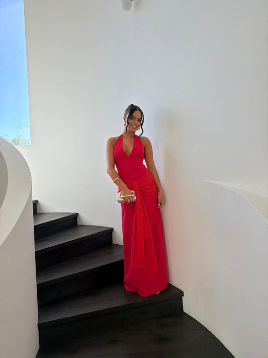 CUSTOM DESIGN - RED GOWN