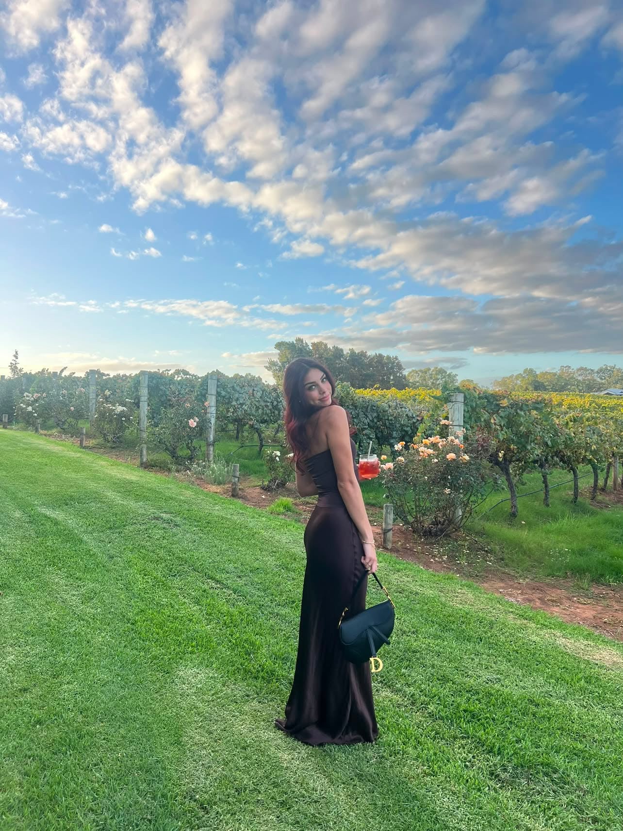Bec + Bridge Dua Strapless Maxi - Dark Chocolate