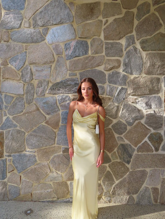Natalie Rolt Tatiana Gown - Lemon