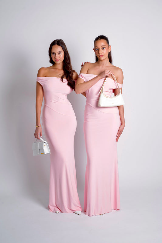 Natalie Rolt Bettina Gown - Blossom Pink