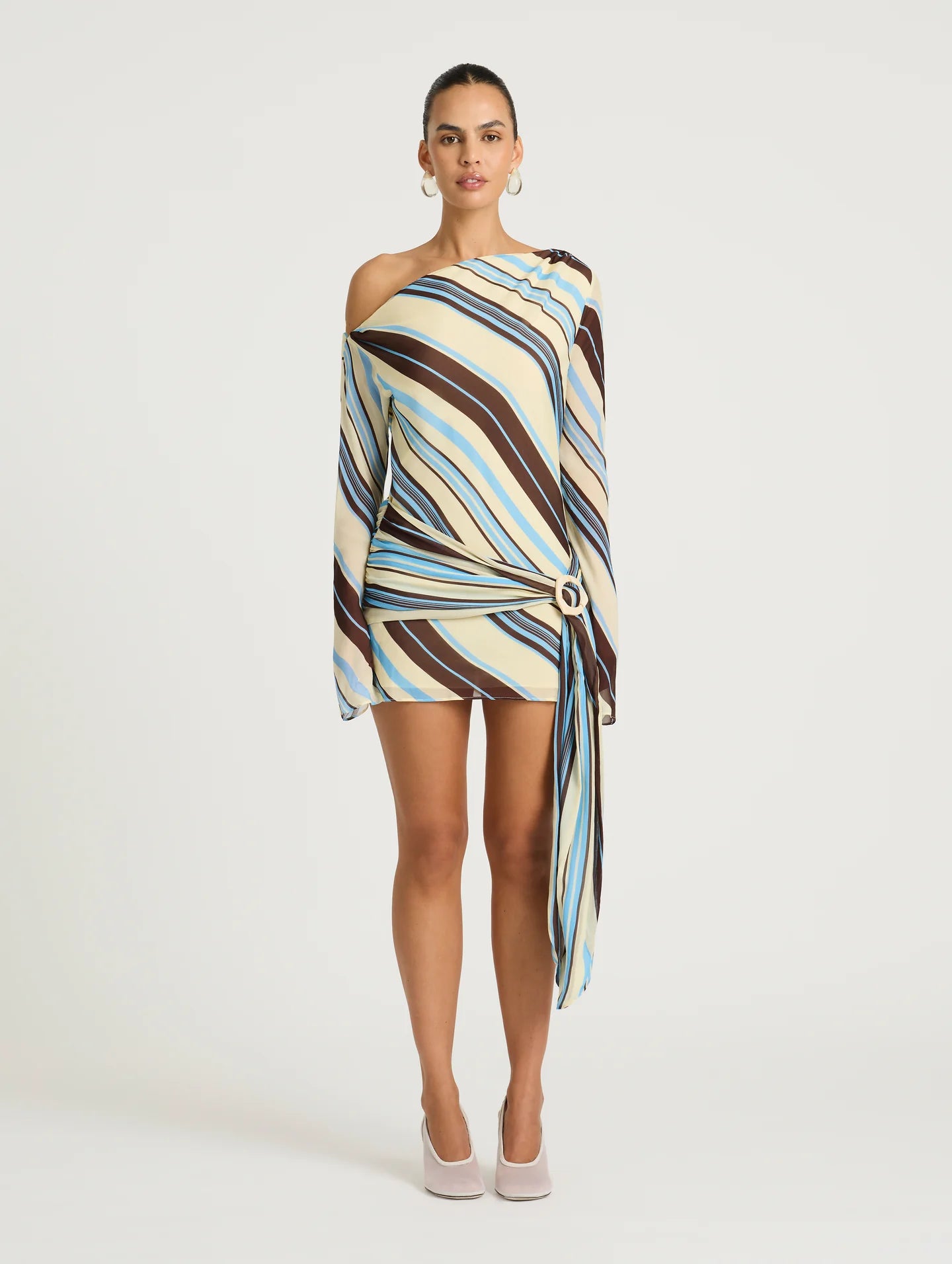 Benni Elise Mini Dress - Ocean Stripe