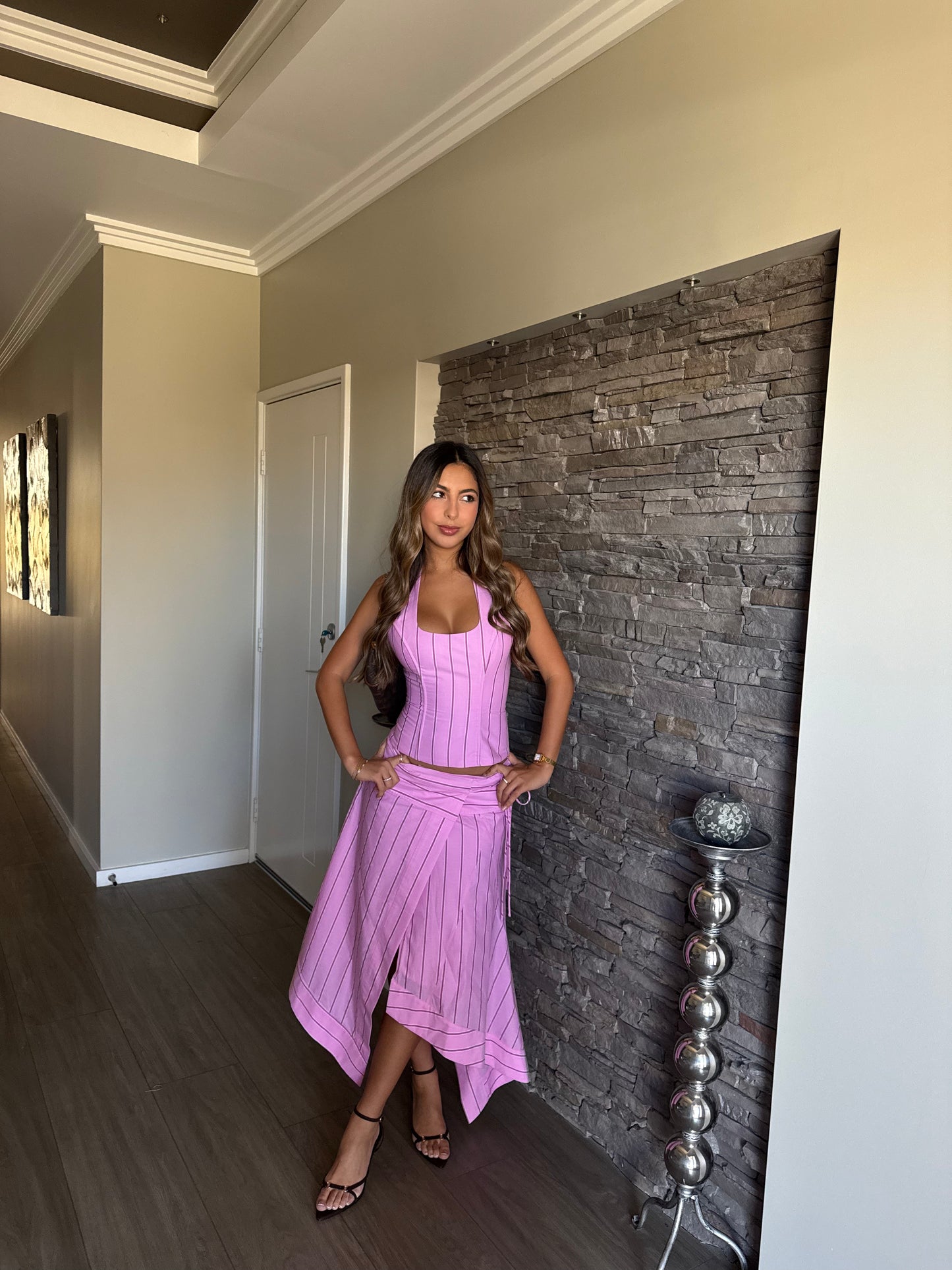 I Am Delilah Sabrina Corset and Wrap Skirt - Sangria