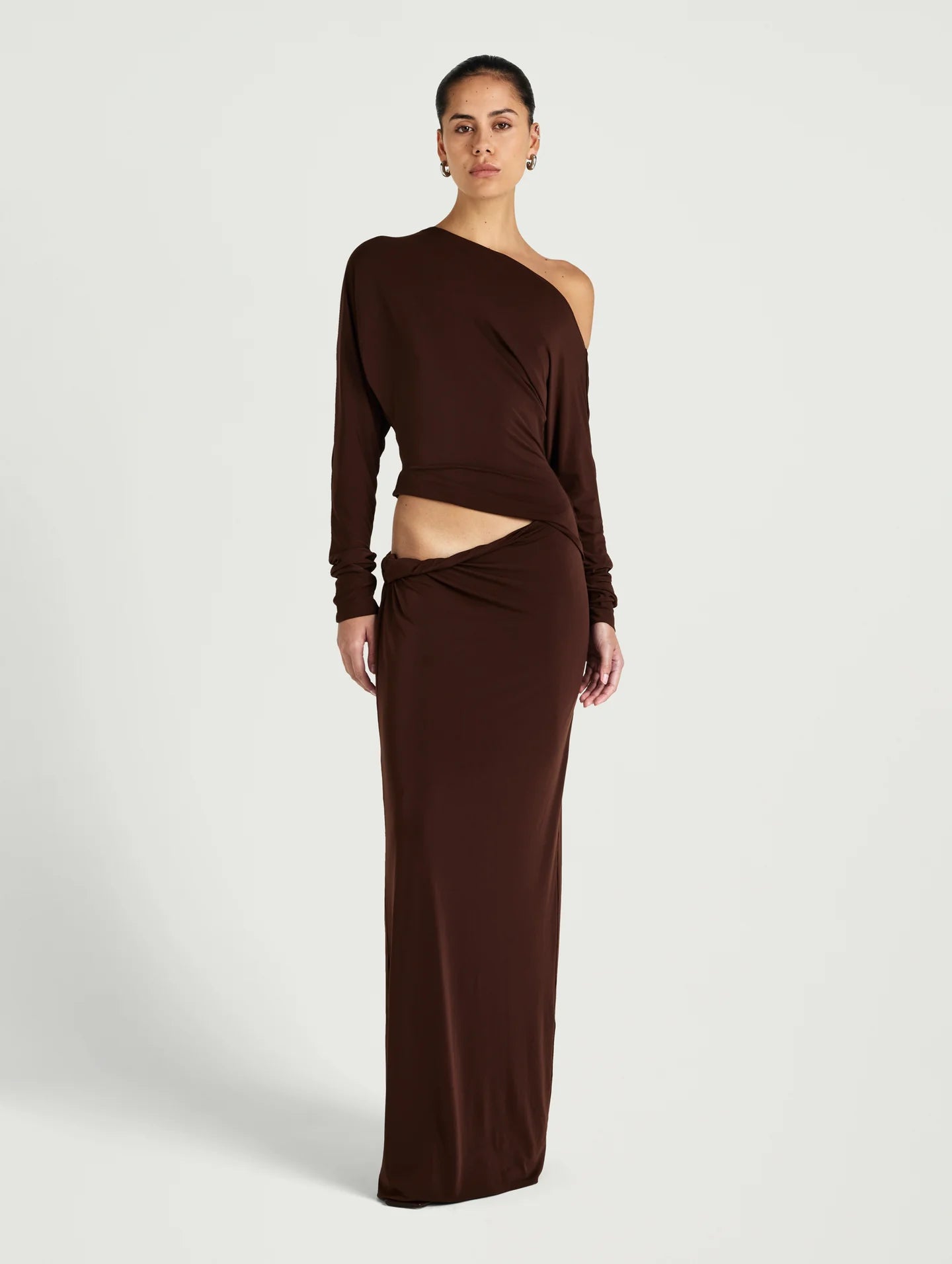 Benni Enya Maxi Dress - Chocolate