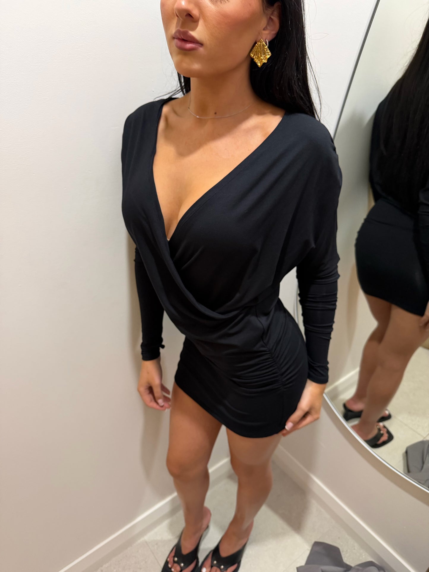 Nu Onda Zaya Mini Dress -  Black