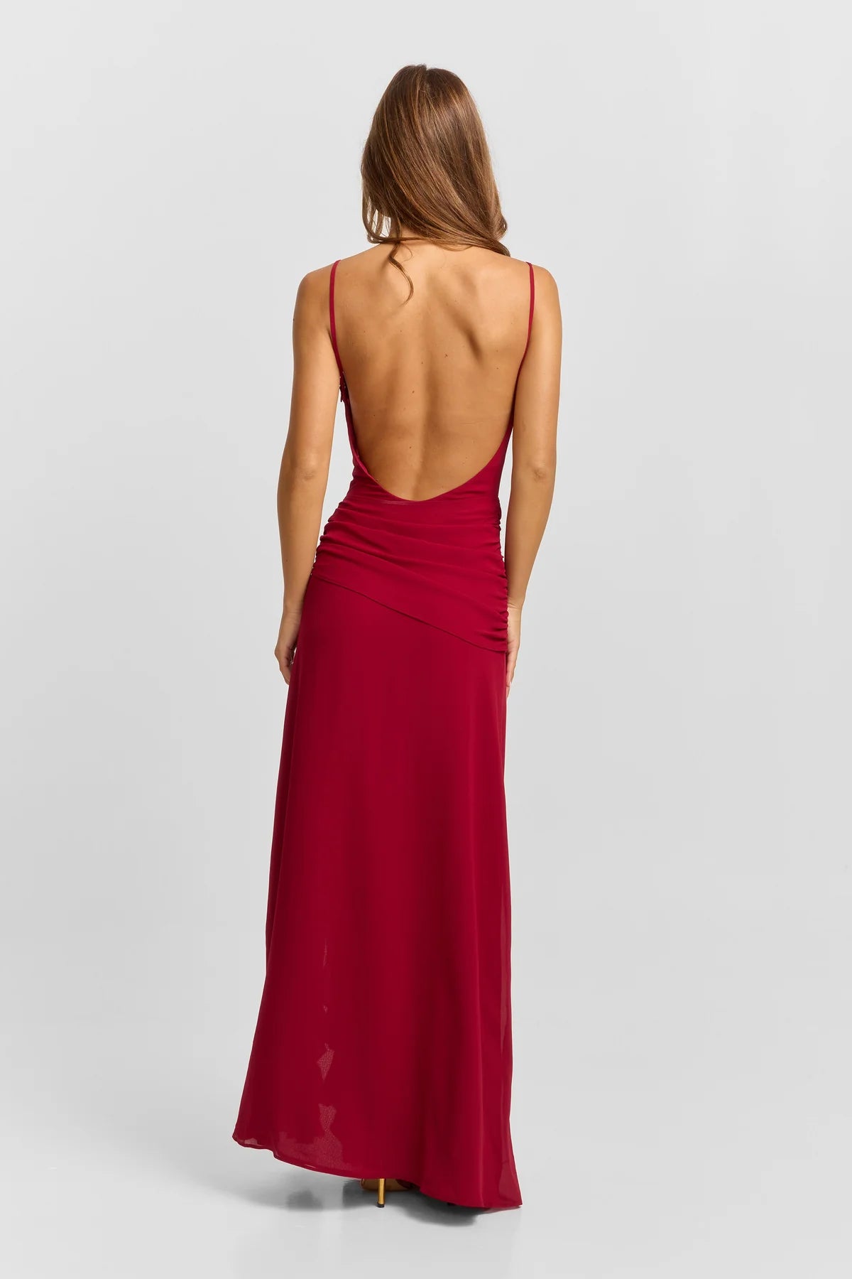 Sasha Therese Odette Maxi Dress - Red