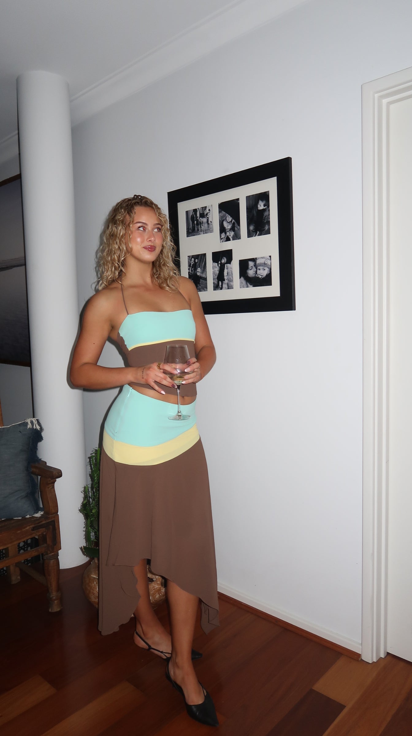 I Am Delilah Iris Corset and Midi Skirt - Mocha