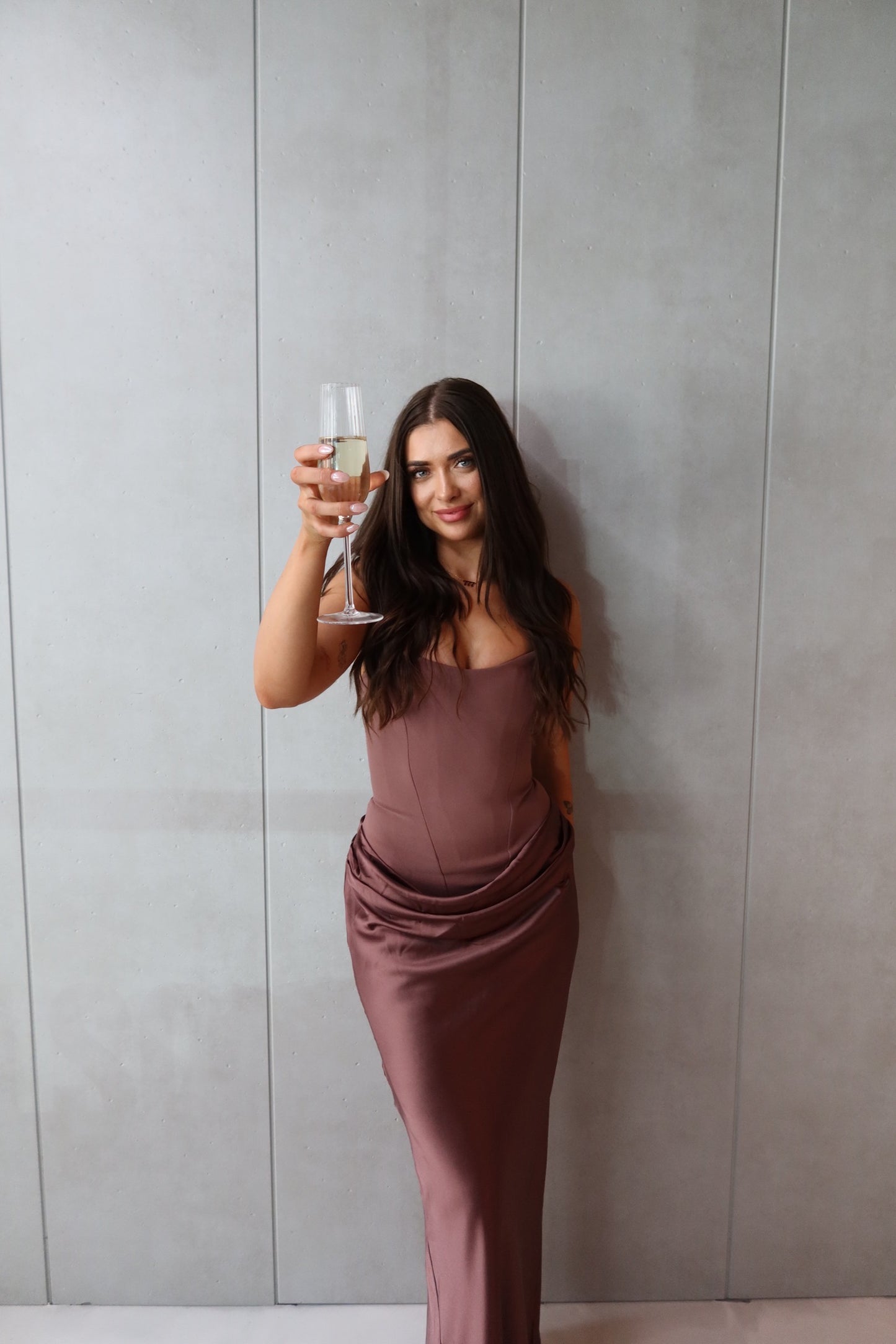 BabyBoo Maggie Maxi Dress - Dusty Rose