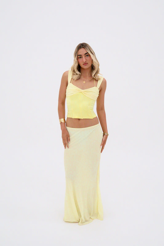 I Am Delilah Scarlett Corset and Maxi - Butter