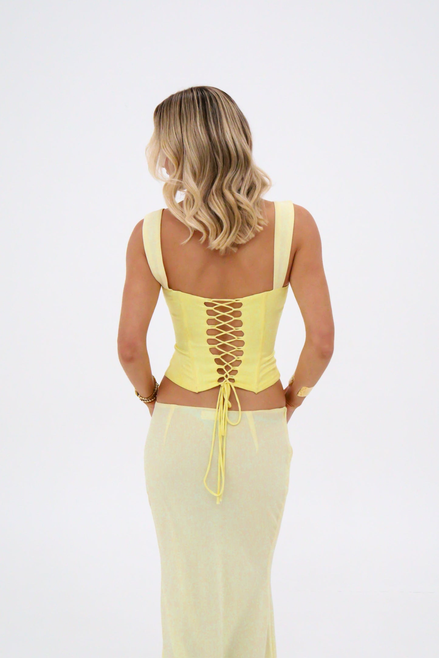 I Am Delilah Scarlett Corset and Maxi - Butter