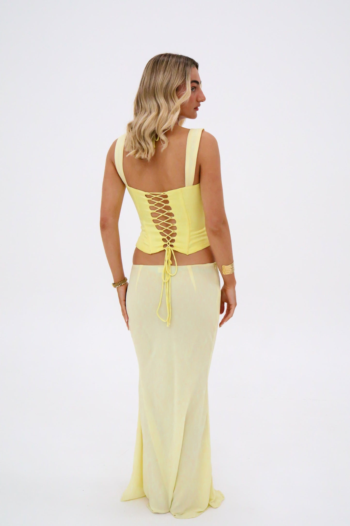 I Am Delilah Scarlett Corset and Maxi - Butter