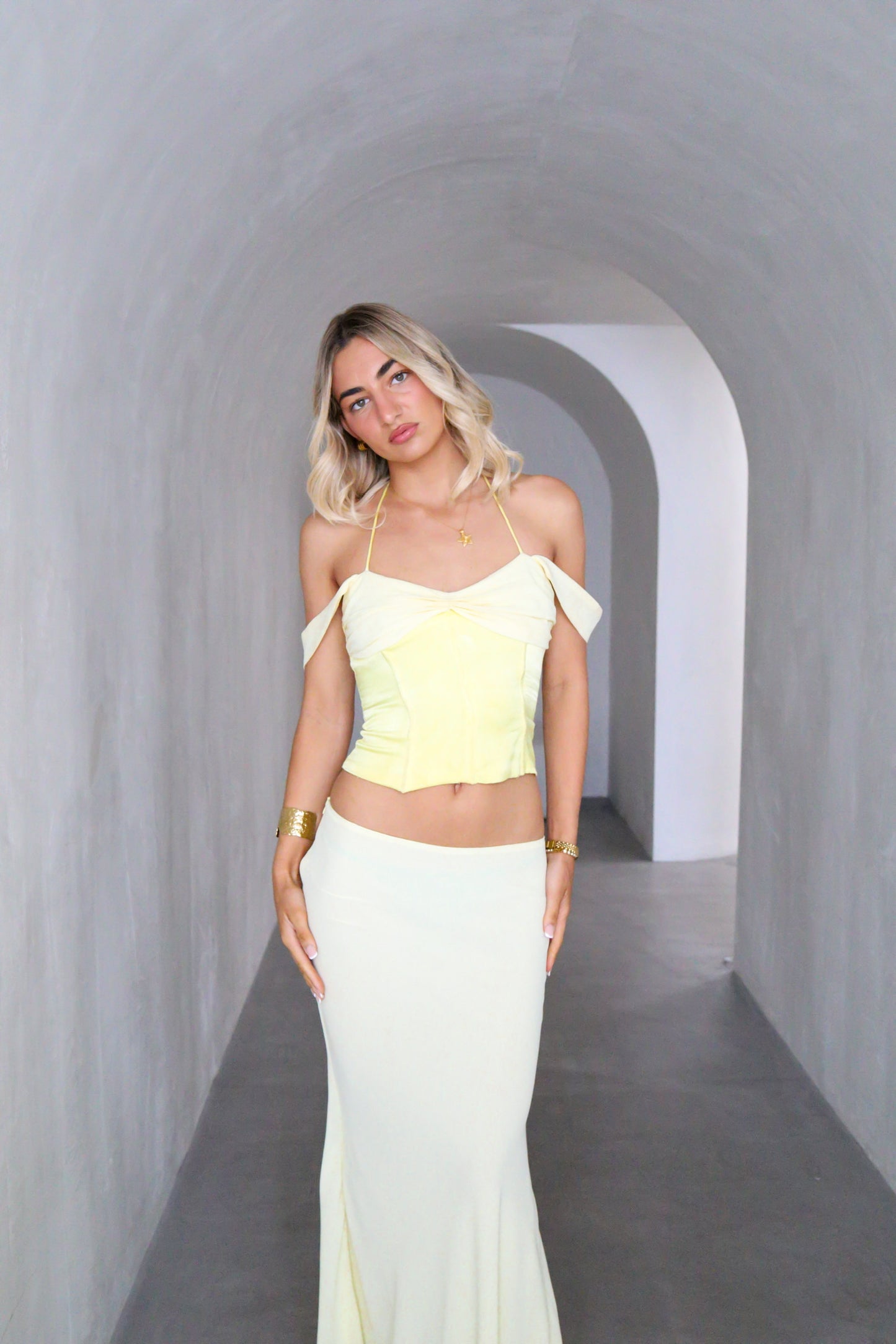 I Am Delilah Scarlett Corset and Maxi - Butter