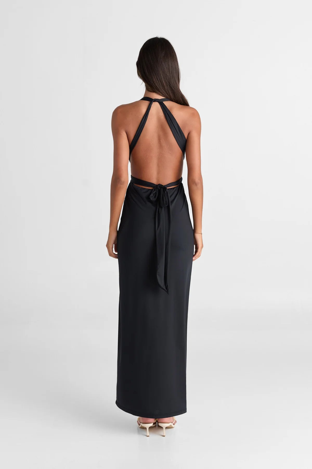 Sasha Therese Mira Maxi Dress - Black