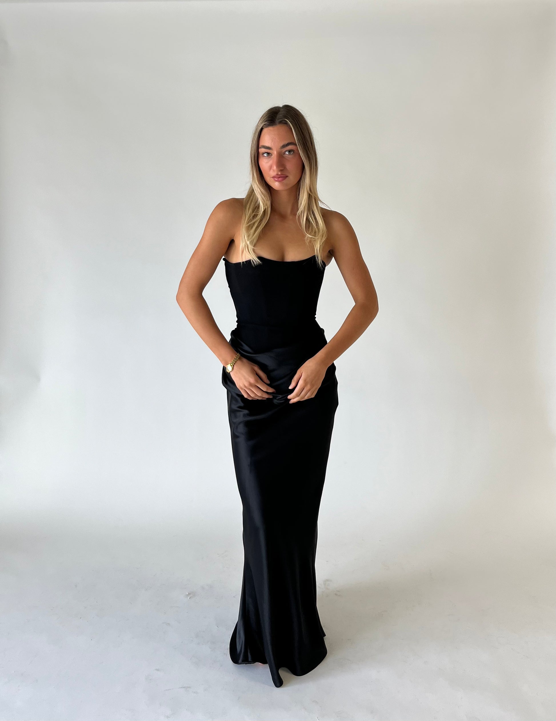 House of CB Persephone Strapless Corset Dress - Black We Buy You Hire House of CB Persephone Strapless Corset Dress - Black We Buy You Hire