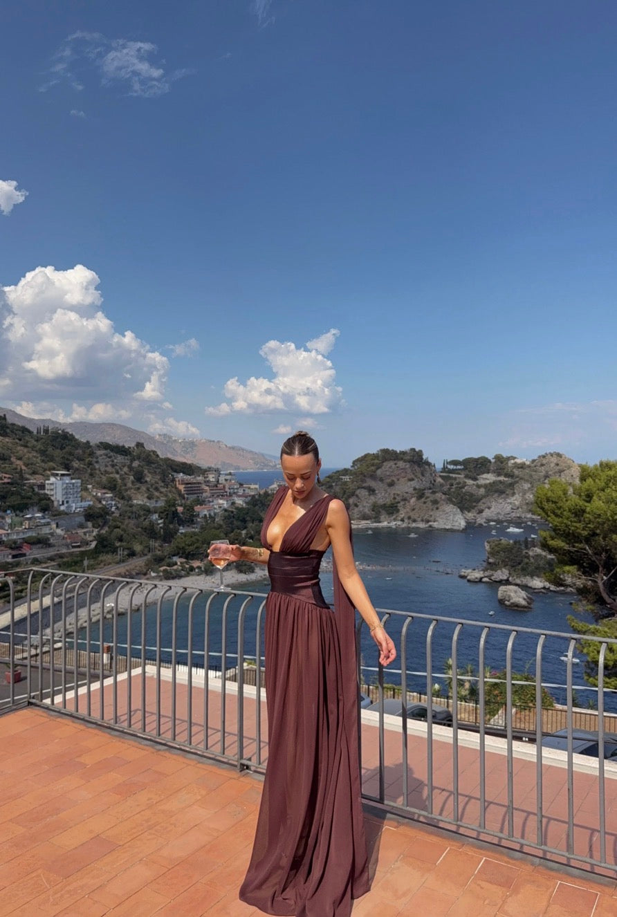 Arcina Ori Ramona Dress - Cocoa