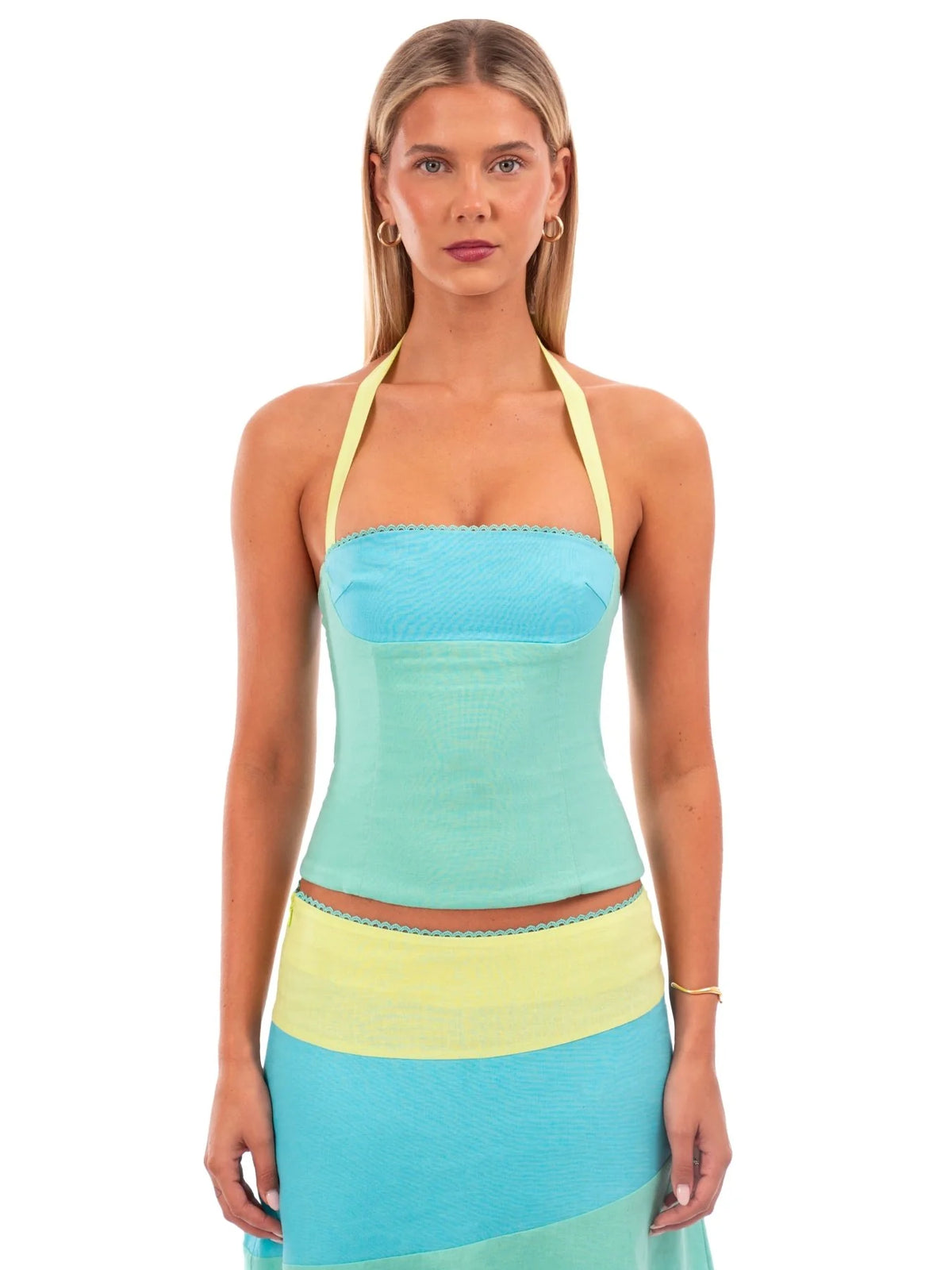 I Am Delilah Cara Corset and Skirt - Turquoise