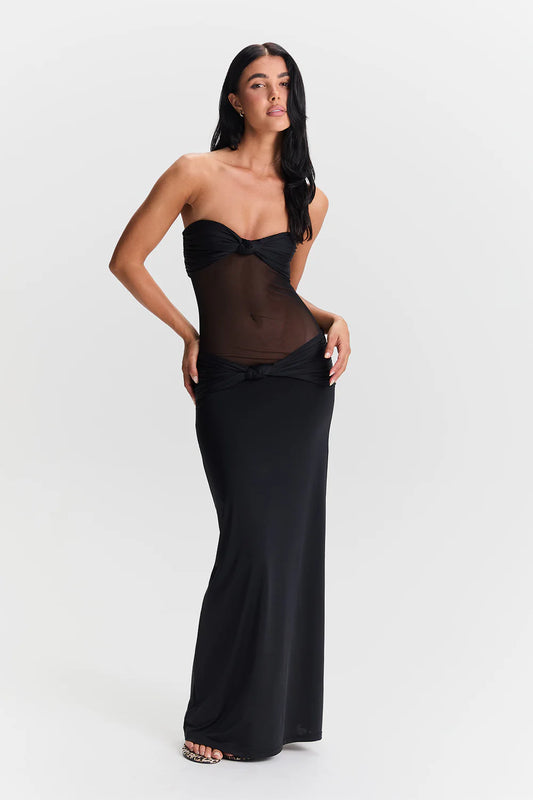 Sasha Therese Amara Maxi Dress - Black